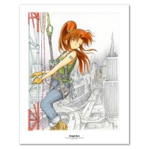 Erika - Towerclimbing (Color) 11 X 14 inch Fine Art Print