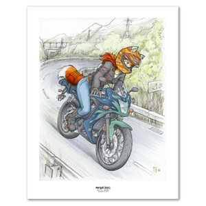 Moto Mugi 11 X 14 inch Fine Art Print