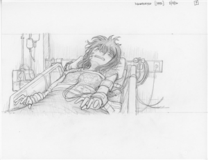 Original Megatokyo Pencil Drawing: Comic 1442, Chapter 12, Ep 8, sheet F