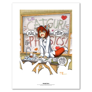 Frustrations of a Foxgirl Biology Teacher 11 X 14 inch Fine Art Print
