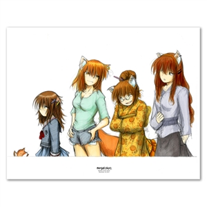 Sawatari Family Values 11 X 14 inch Fine Art Print