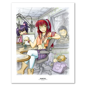 Aoi Mumu's Radio Show 11 X 14 inch Fine Art Print