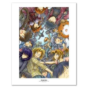 Chaotic Megatokyo 11 X 14 inch Fine Art Print