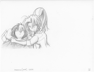 Original Megatokyo Pencil Drawing: Comic 1559, Chapter 12, Ep 121, sheet E