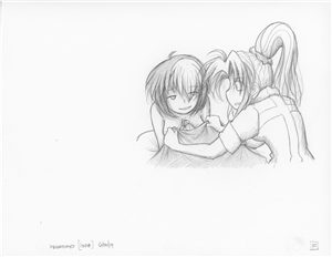 Original Megatokyo Pencil Drawing: Comic 1559, Chapter 12, Ep 121, sheet F